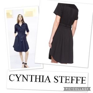 CYNTHIA STEFFE •Maya Button-Front •Shirtdress•SZ10